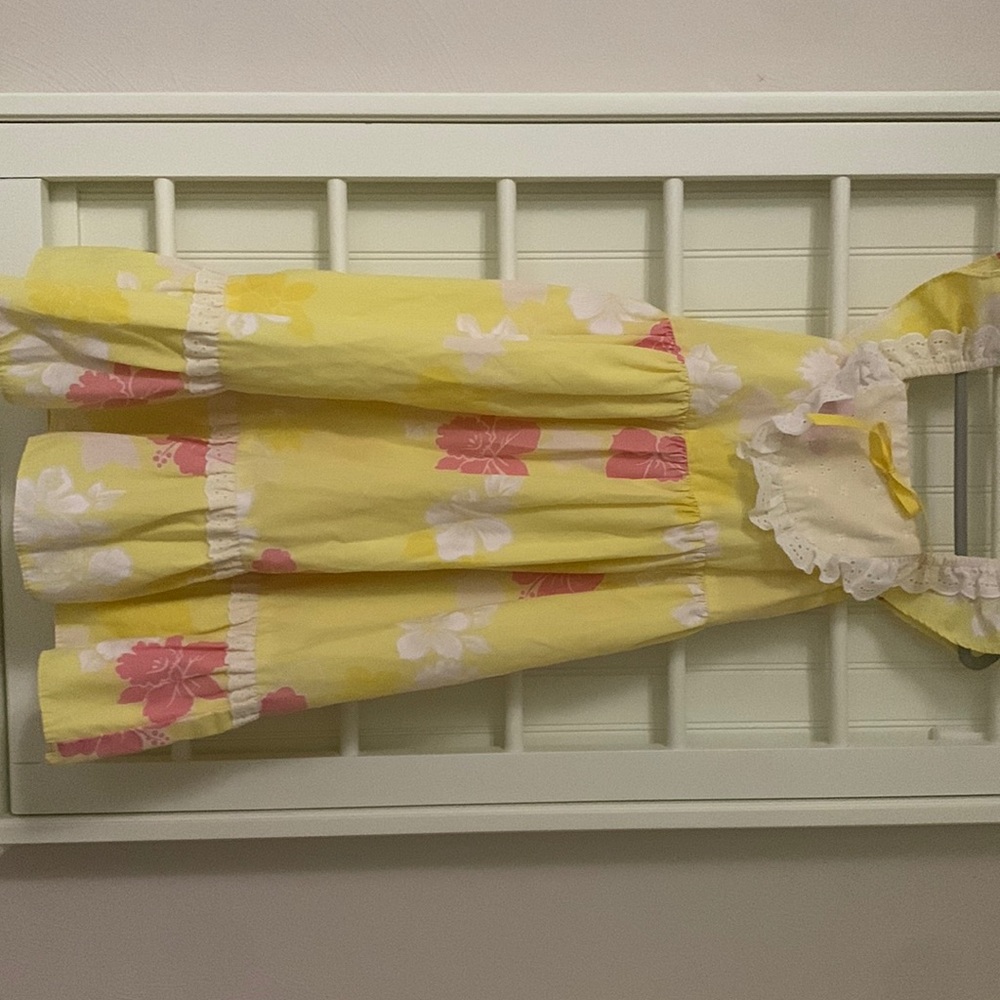 Size 8 girls Hawaiian dress vintage kole kole
